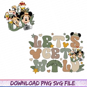 Animal Kingdom Png, Family Trip 2025 Png, Wild Trip Png, Magical Kingdom Png, Mouse And Friends Png, Family Vacation Png, Vacay Mode Png