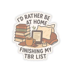 Bookish Aesthetic Kindle Sticker, Reading Lovers Gift, Literary Decal, Bookworm Decoration, Literature Enthusiast Present, Novel Art