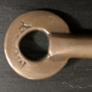 Antique Brass Railroad Key