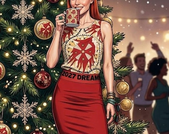 Camiseta sin mangas con estampado de mandala fluido, camiseta sin mangas de geometría orgánica, top gráfico rojo y crema, blusa de arte para vestir inspirada en la naturaleza.