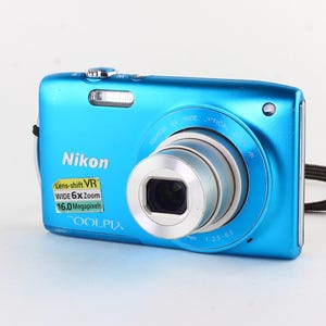 Nikon Coolpix S3000 - Appareil photo numérique Y2k - Appareil photo bleu - 12 mégapixels -