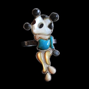 Zuni Cartoon Ring - Etsy