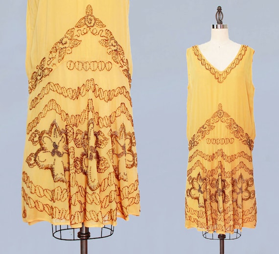 Chiffon flapper dress hot sale