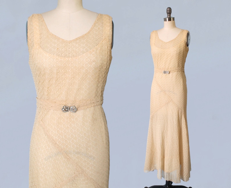 30s style wedding dress