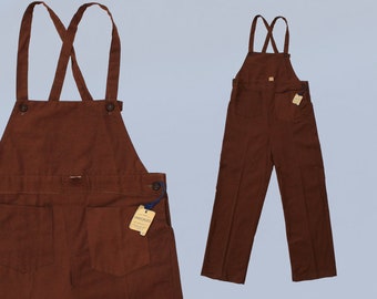 Rare! 1940s Overalls / 30s- 40s DEADSTOCK Women's Jumpsuit / Workwear /  Pockets