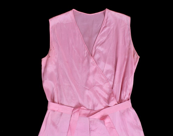 1930s Beach Pajamas  / 30s PINK Pj Jumpsuit / Lou… - image 2