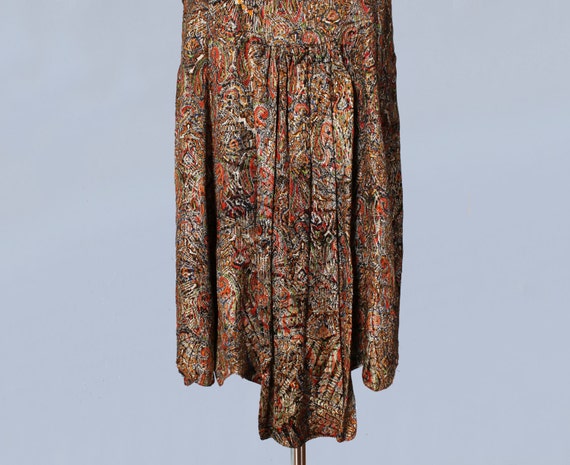 RARE!! 1920s Dress / 20s Metallic Lamé Dress / Pa… - image 4