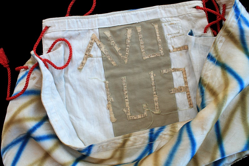 Rare 1940s Lingerie / 40s WWII Novelty Panties / LACE UP Knickers / Suva Fiji / Embroidered image 3