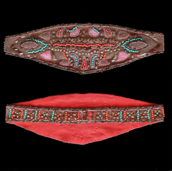 Beaded Rope Belt in Antique Gold