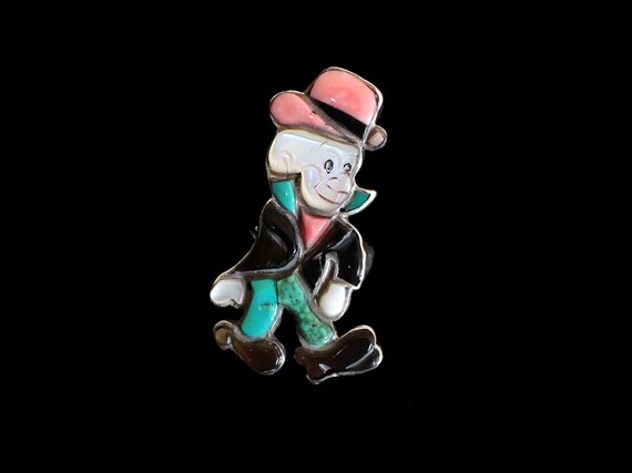 Rare!! ELMER FUDD Zuni Ring / Native American Sout