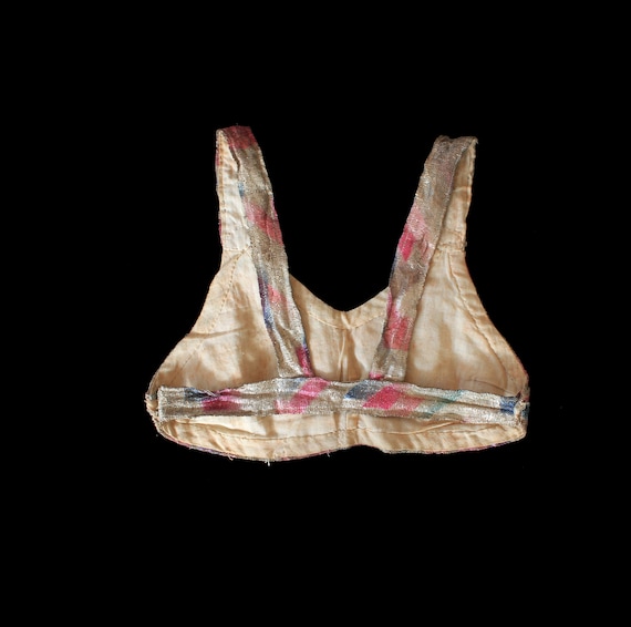 1920s 1930s Stage Set / Dance Costume / Bra Top Short… Gem