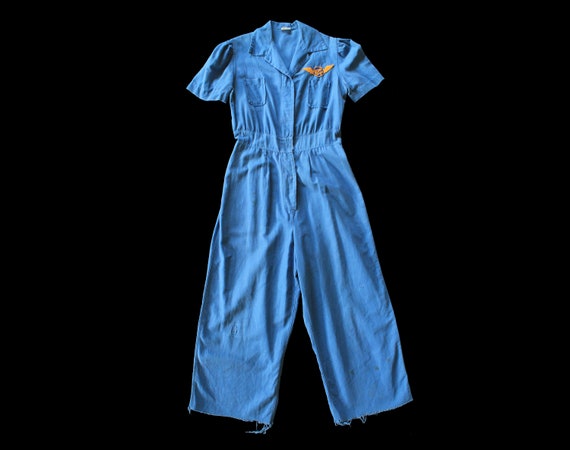 RESERVED — 1940s Women's Factory Coverall Jumpsuit