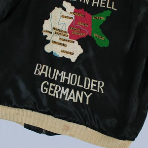 RARE 1950s Vintage War Jacket / Souvenir Jacket / Spending My Time In Hell image 5