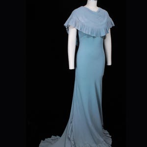 1930s mermaid dress Pink 1930s Rose Silk Mesh Mermaid Dress