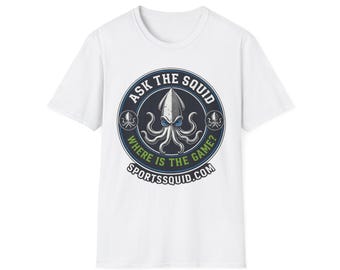 Camiseta con el logo de Ask The Squid / Diseño náutico de calamar