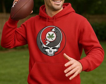 Sudadera con capucha de fútbol americano de Columbus, Ohio, divertida y muerta - Sudadera deportiva unisex