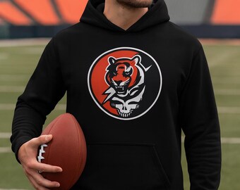 Sudadera con capucha de los Cincinnati Bengals: sudadera acogedora para el día del partido de fútbol americano