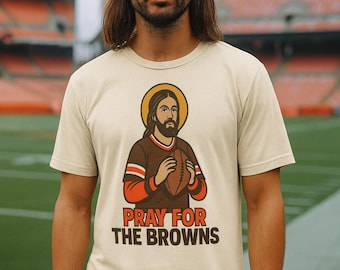 Camiseta divertida de apoyo a los Browns: ropa para fanáticos del fútbol americano de Cleveland