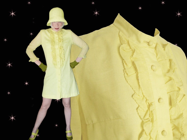 Cute Yellow Vintage Dress