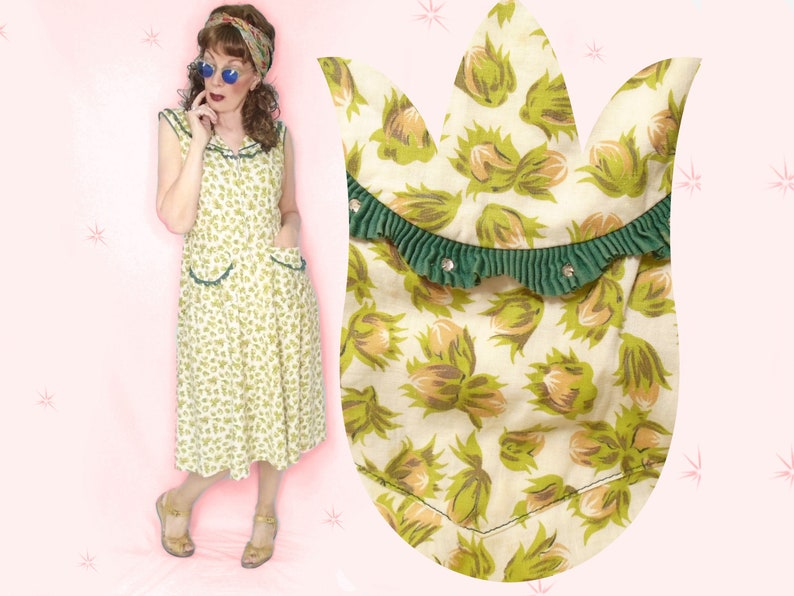 floral cotton sundress