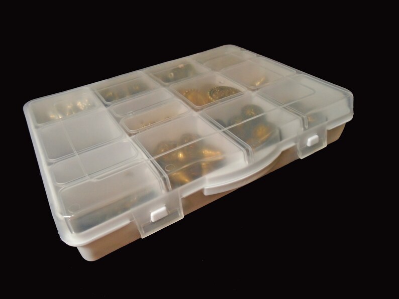 Rose Silver Big Lot of Plated Beads Oat Chunky Accents Antique Gold Large Assortment of Spacers Tablet /& Organizer
