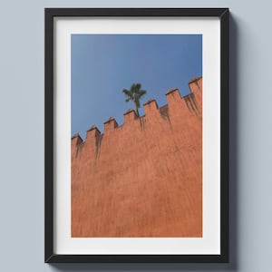 Tropical Palm Tree Printable Wall Art | Minimalist Botanical Photography | Palm Leaf Poster | Nature-Inspired Home Decor | Instant Download