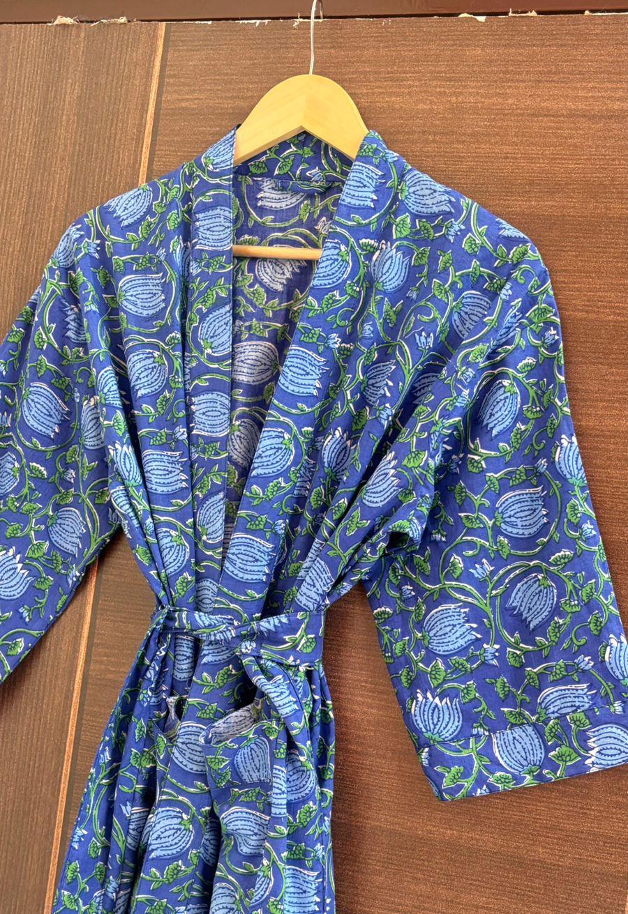 Blue Dressing Gown - Etsy