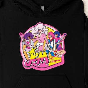 Jem and The Holograms Shirt, Jem & The Holograms, Summer Girl, 80&#39;s Women Cartoon, Summertime T-Shirt, Jem Star Sweatshirt, Hoodie