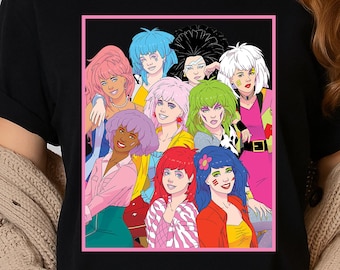 Jem and The Holograms Shirt, Jem & The Holograms, Summer Girl Shirt, 80s Women Shirt, 80's Cartoon, Summertime T-Shirt, Sweatshirt, Hoodie