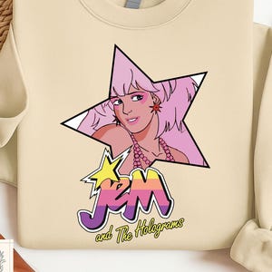 Jem and the Holograms Star Truly Outrageous Showtime 80s Party Shirt, Jem & The Holograms Shirt, Sweatshirt, Hoodie