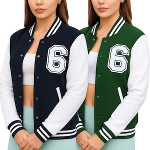 Custom Wool Varsity Jacket: Leather Sleeves, Personalized Bomber