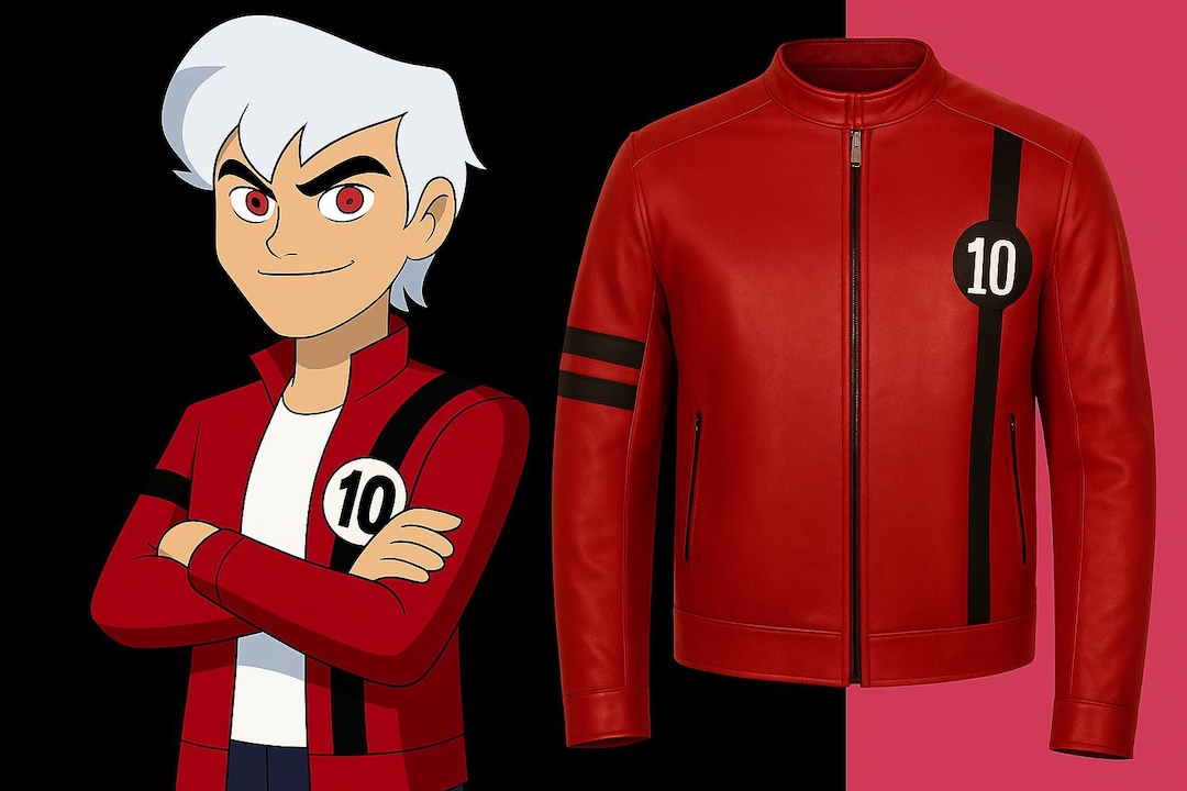 Ben 10 Red Leather Cosplay Jacket: Alien Force, Omniverse Costume - Etsy