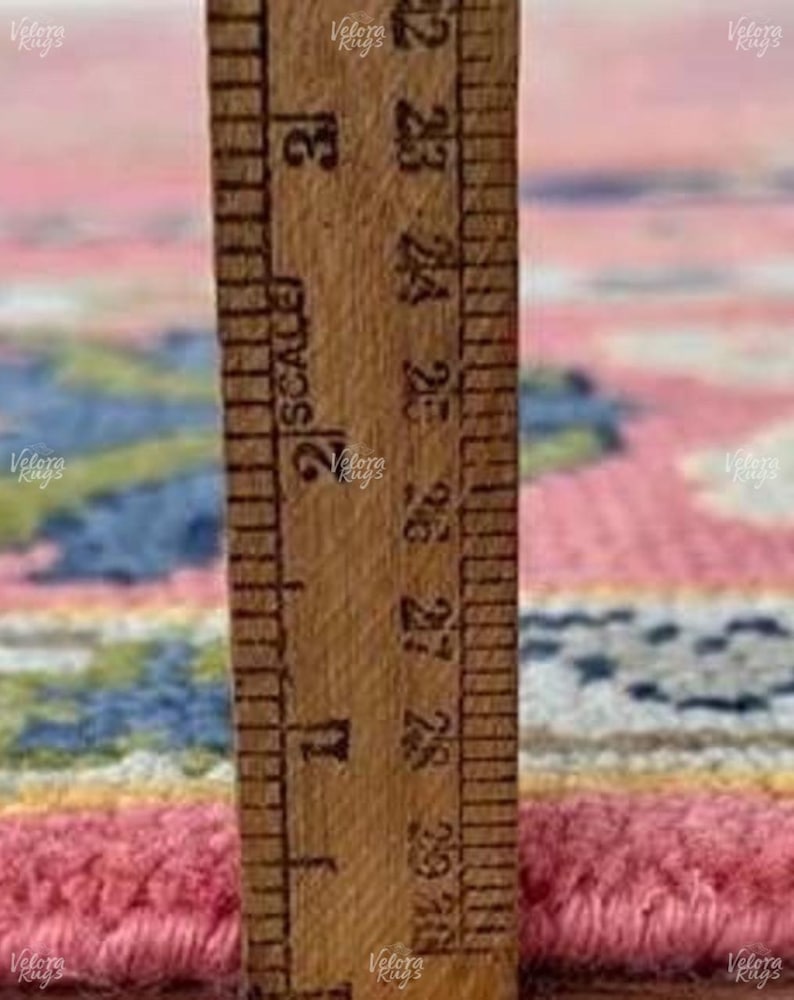 Ruler Rug Elegant Pink Indo Oushak Hand Knotted Rug 4x6, 5x8, 6x9, 8x10, 9x12 ...