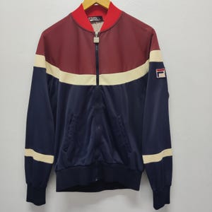 Vintage Fila Tracksuit Top: 1980s Maglificio Biellese, Made in Italy