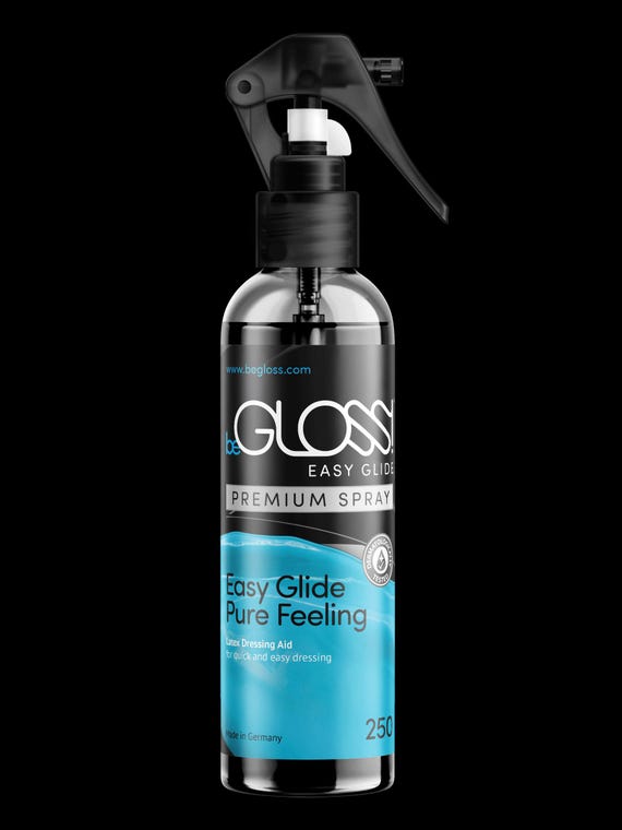beGLOSS Easy Glide 250ml Spray Bottle - Professional Latex Dressing Aid