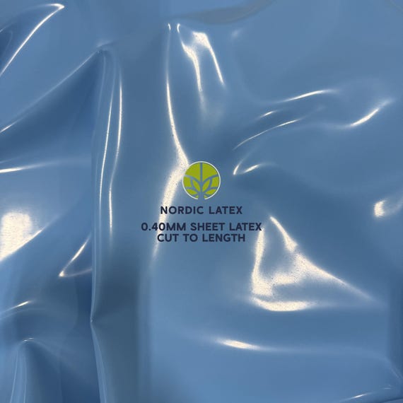 Jade Blue 0.40mm Latex Rubber Sheet | DIY Clothing, Cosplay