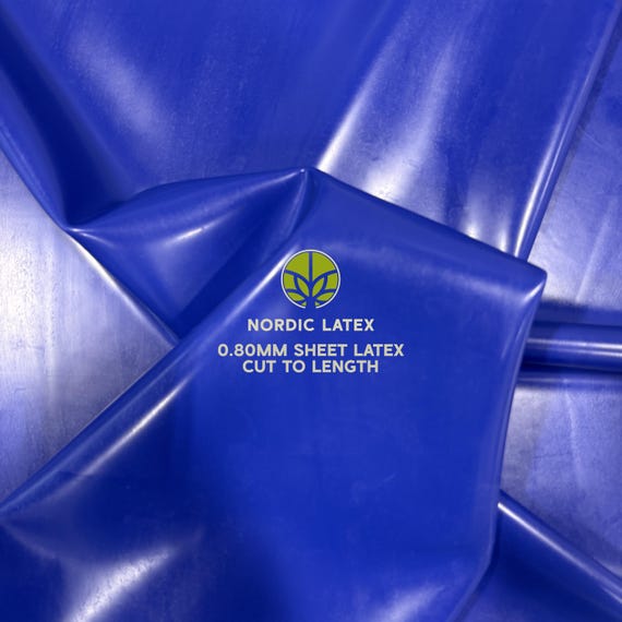 Royal Blue 0.80mm Latex Rubber Sheet | DIY Clothing, Cosplay