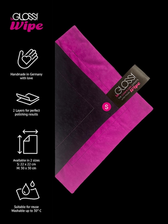 beGLOSS Wipe Latex Polish Cloth Small - for Rubber & Latex Clothing