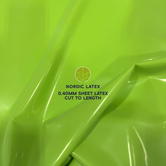 Grass Green 0.40mm Latex Rubber Sheet | DIY Clothing, Cosplay