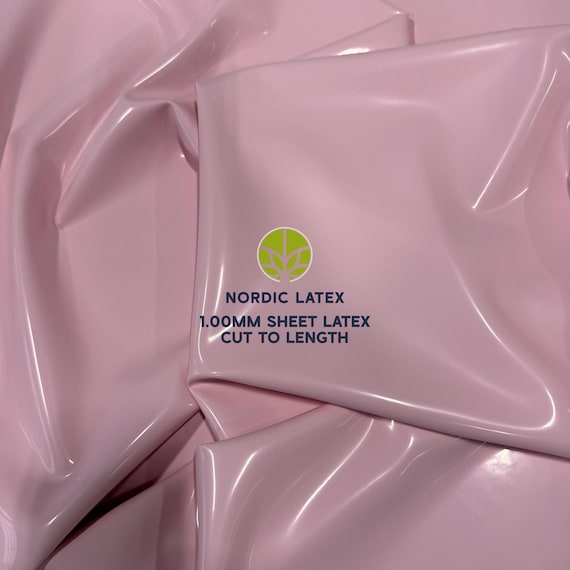 Baby Pink 1.00mm Latex Rubber Sheet | DIY Clothing, Cosplay