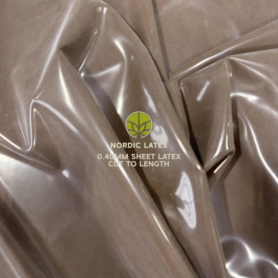 Coffee Brown 0.40mm Latex Rubber Sheet | DIY Clothing, Cosplay