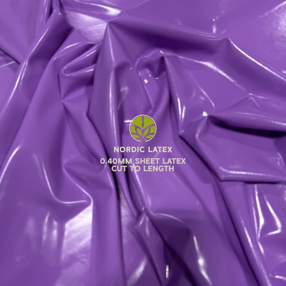 Lavendar 0.40mm Latex Rubber Sheet | DIY Clothing, Cosplay