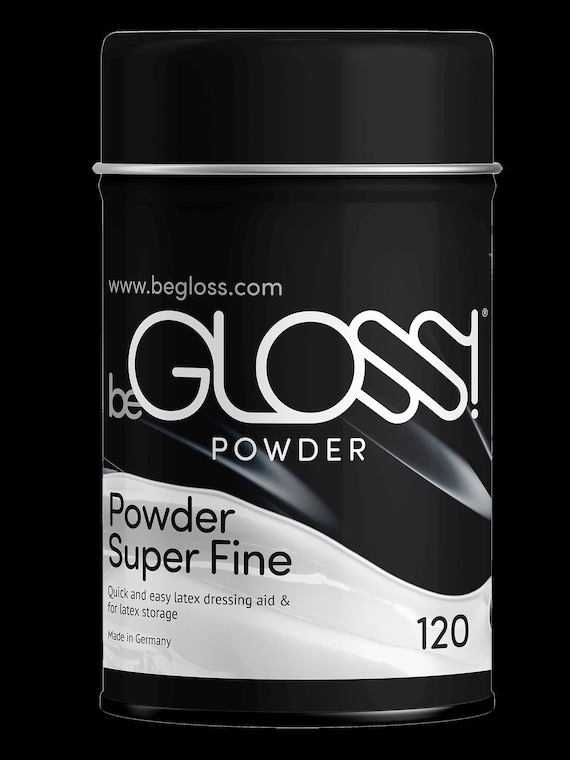 beGLOSS Talcum Powder 120g - Latex Dressing Aid & Storage Powder