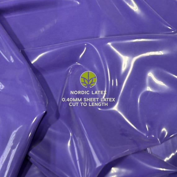Purple 0.40mm Latex Rubber Sheet | DIY Clothing, Cosplay