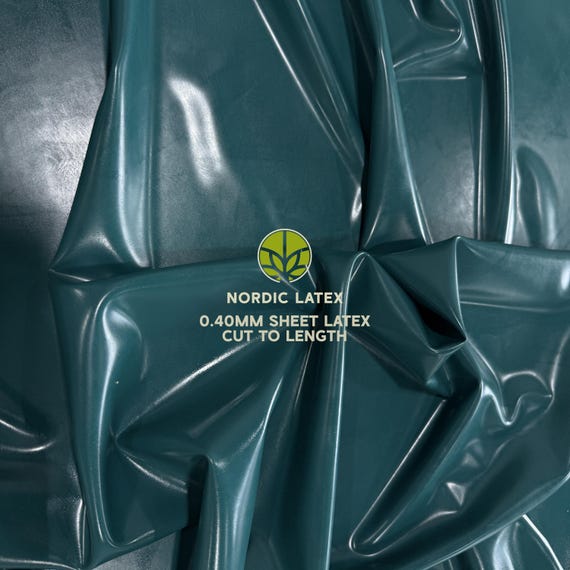 Dark Green 0.40mm Latex Rubber Sheet | DIY Clothing, Cosplay