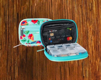 8-Compartment Pill Organizer – Weekly Medication Case for Travel | Cancer Patient Gift