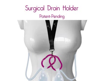 Surgical Drain Holder | Adjustable Lanyard for Easy Post-Operative Drain Support