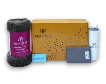 Essential Chemo Care Gift Bundle for Him: 4-Piece Gift Box of Warmth & Support