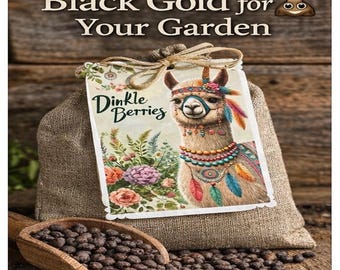 Alpaca Manure Fertilizer | Organic Garden Soil Amendment, Natural Plant Food