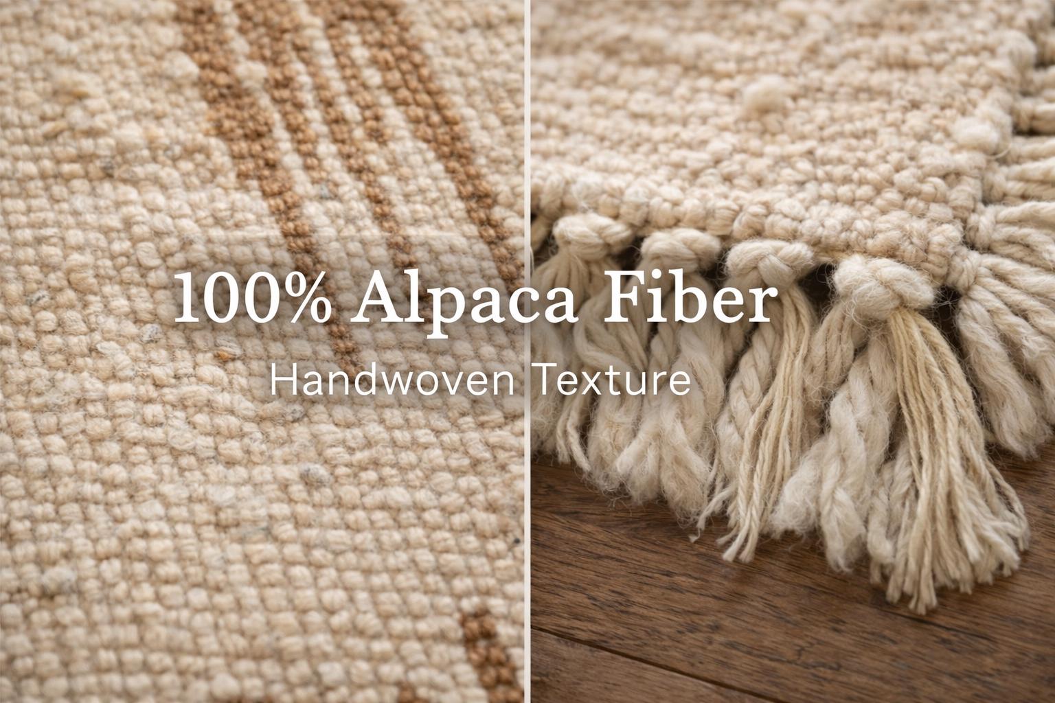 Handwoven Alpaca Rug 2x3 | 100% Alpaca Fiber - Etsy